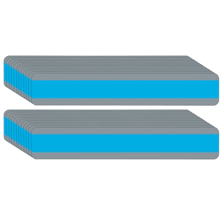 Ashley Productions Double Wide Sentence Strip Reading Guide, 1.25 x 7.25, Blue, PK24 10863